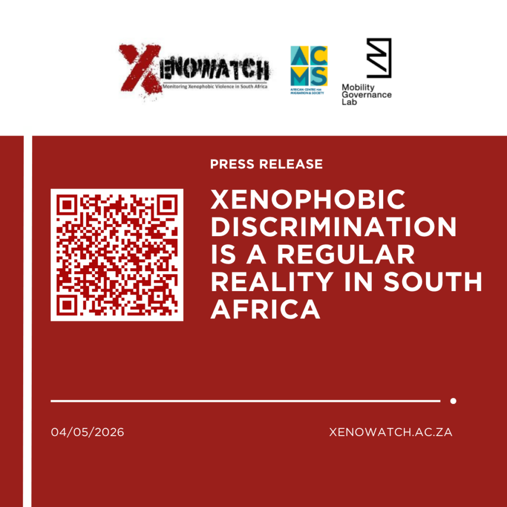 PRESS RELEASE: Xenophobic Discrimination is a Regular Reality in South Africa