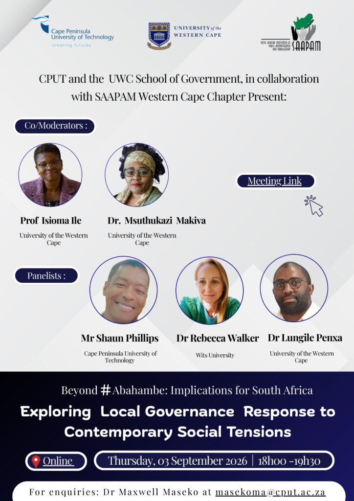 WEBINAR: Exploring Local Governance Response to Contemporary Social Tensions